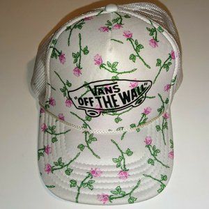 Vans Off The Wall Classic Patch Floral Rose Trucker Hat Unisex Otto Collection